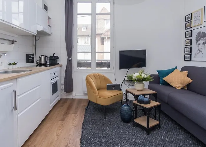 Cosy Chic Hyper-centre 4 Pers, 2 Bedrooms , 2 Sdb, Terrasse, Wifi Apartamento Cabourg